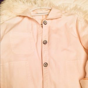 Anthropologie adorable pink jean jacket